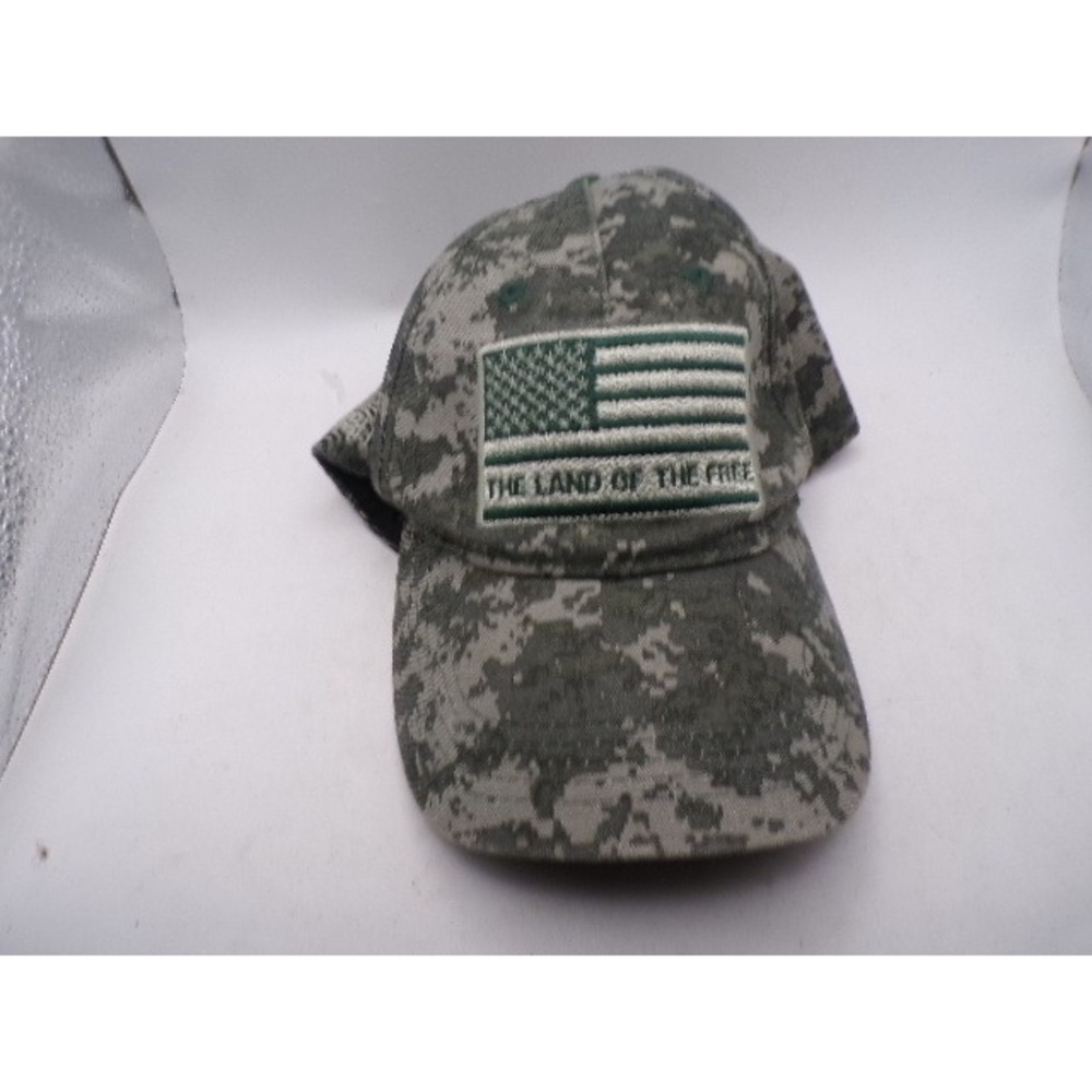 Hold Fast Mens Digital Camo American Flag Hat The Land of‎ the Free OSFM ACU